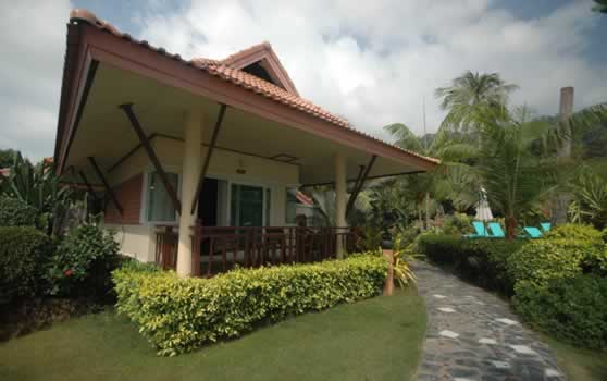 Bungalows på Koh Chang i Thailand Bungalows på Koh Chang