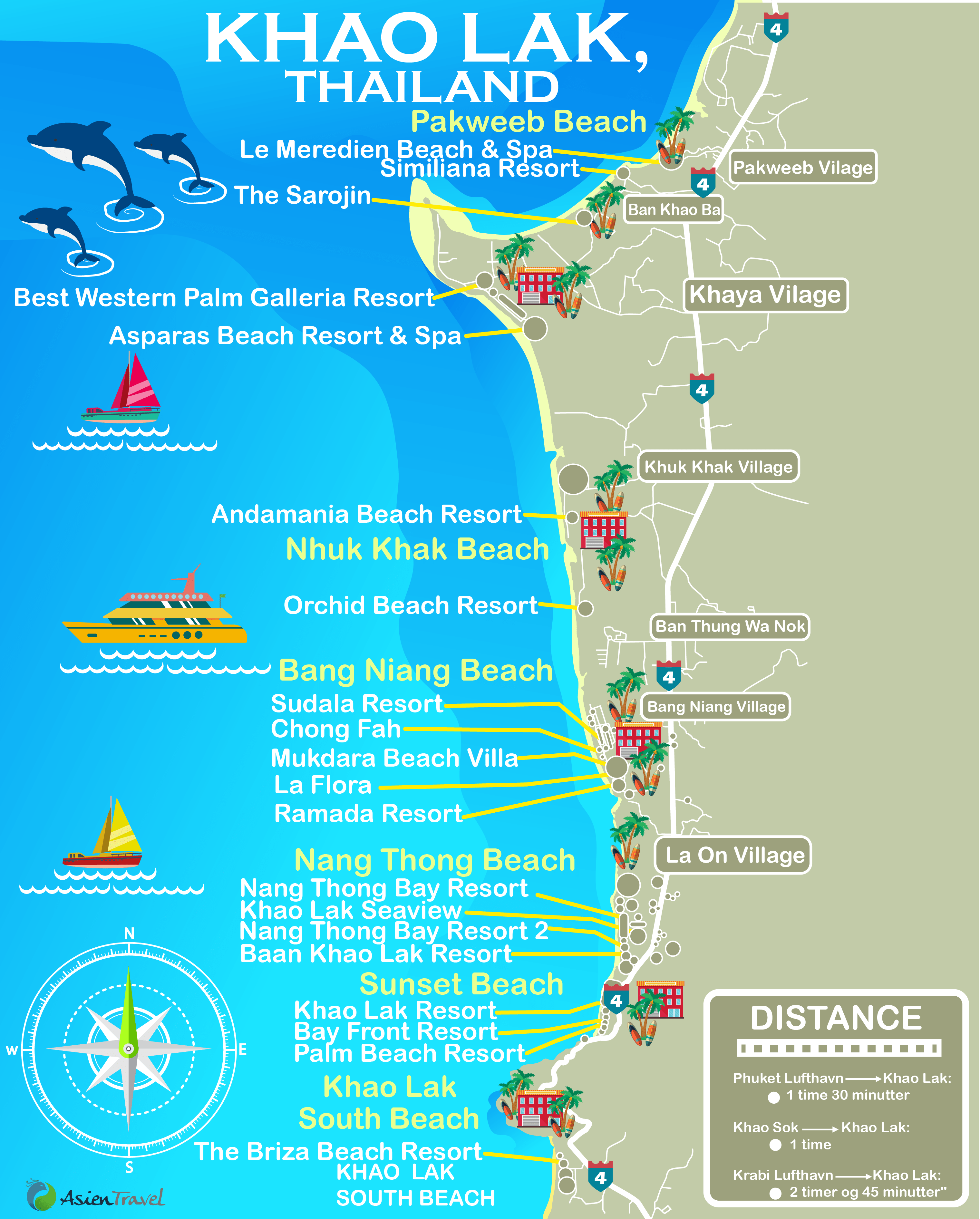Strande ved Khao Lak Strande ved Khao Lak – Guide til de bedste strande