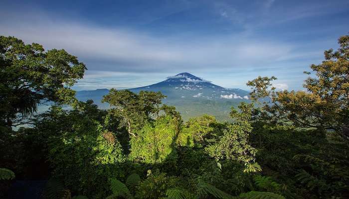 Vulkanen Batur er populær til trekking. Batur omgiver den store Batur-sø og indbyder til varme kilder og templer. Oplev fantastiske udsigter solopgange fra området.
