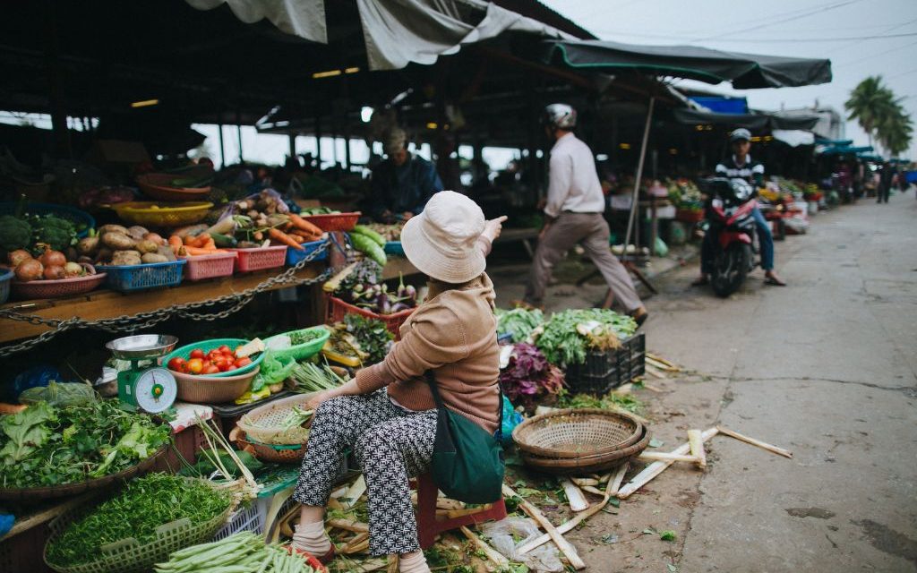 Flydende marked i Sydvietnam