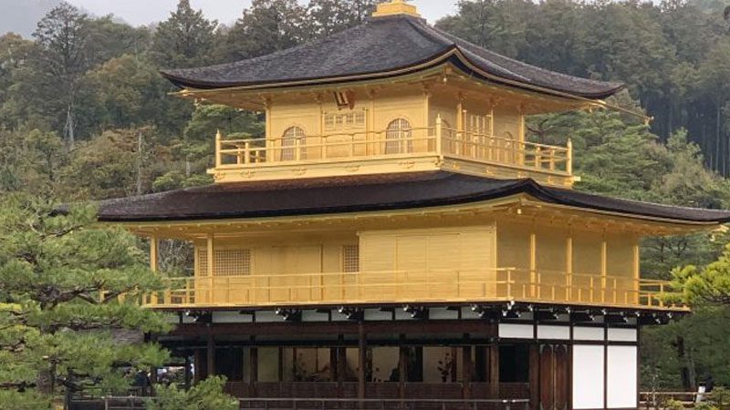 Guldpaviljonen og Sølvpaviljonen i Kyoto