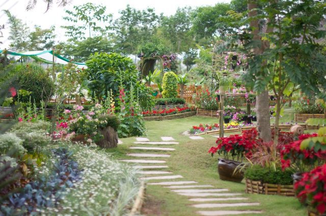 Maekok River Village Resort Garden
