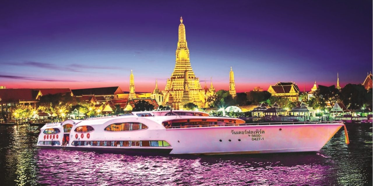 Wonderful Pearl Cruise – middag på Chao Phraya-floden