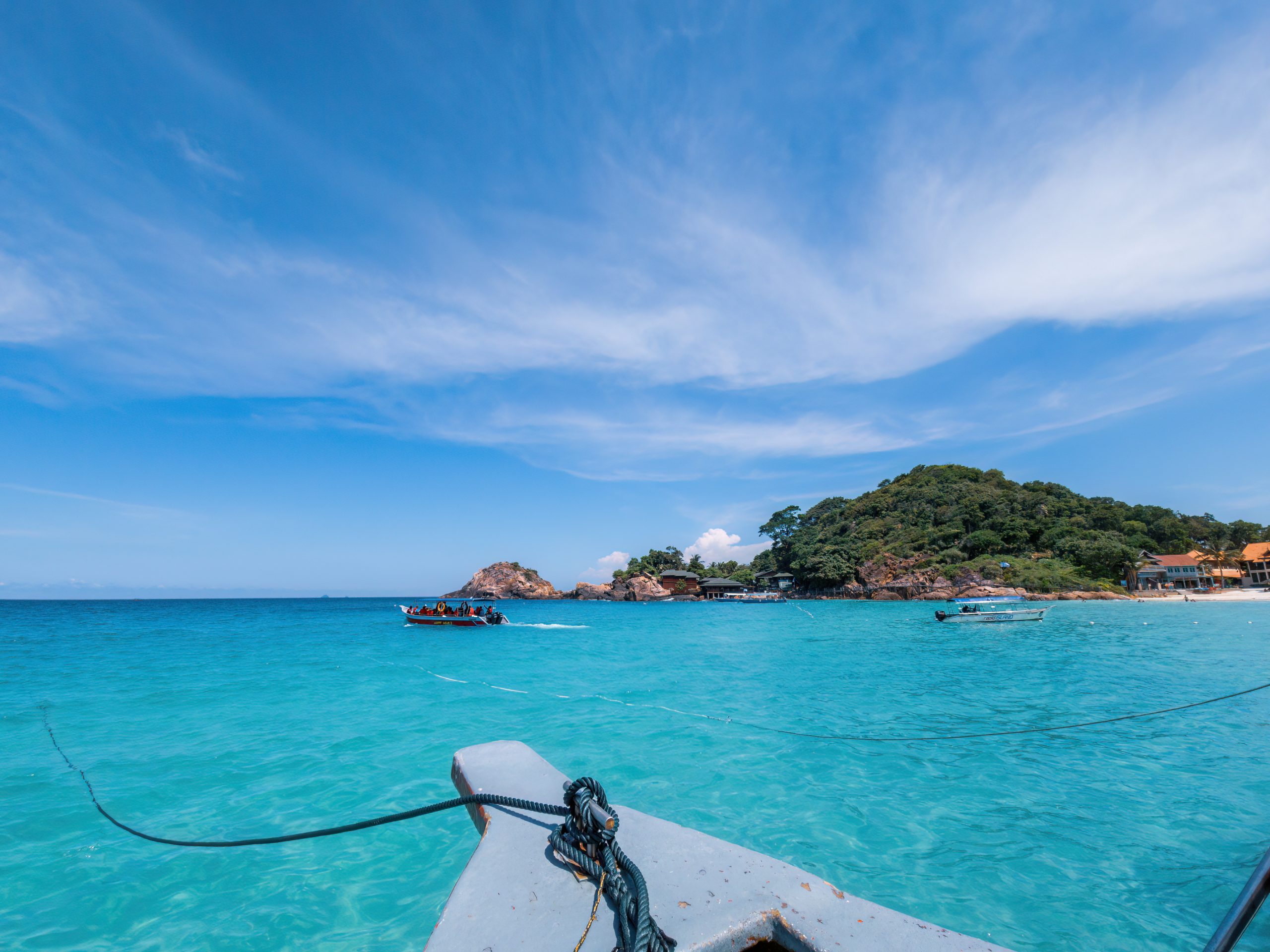 View from the boat overlooking turquoise sea. vacation concept. View from the boat overlooking turquoise sea. vacation concept.